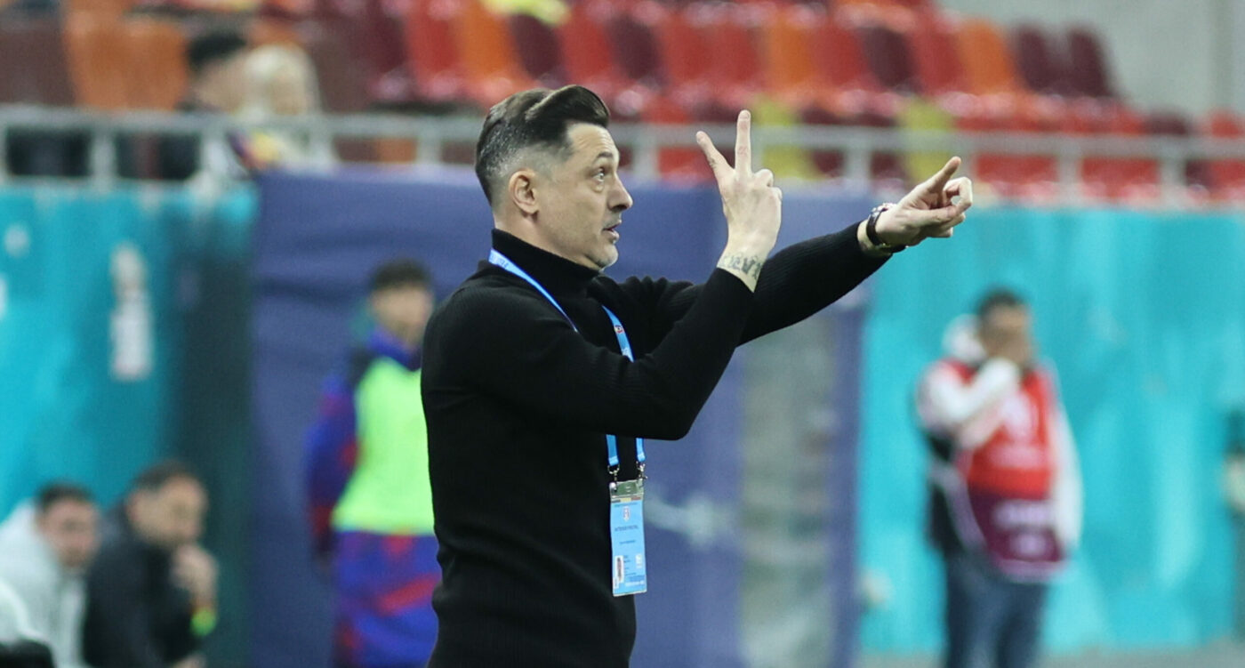 Mirel Rădoi a explicat diferența dintre mandatul său, al lui Cosmin Contra și al lui Edi Iordănescu în comparație cu cel al lui Mircea Lucescu: „Impactul la o discuție cu el e altul pentru jucători”