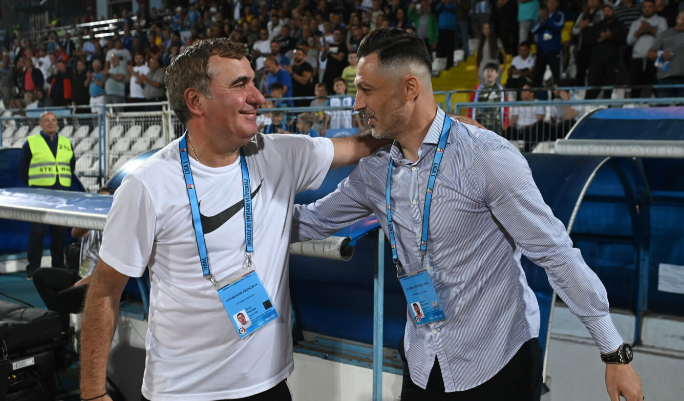 Mirel Rădoi vs Gică Hagi, diseară pe „Ion Oblemenco”. A fost show total la precedenta întâlnire dintre cei doi