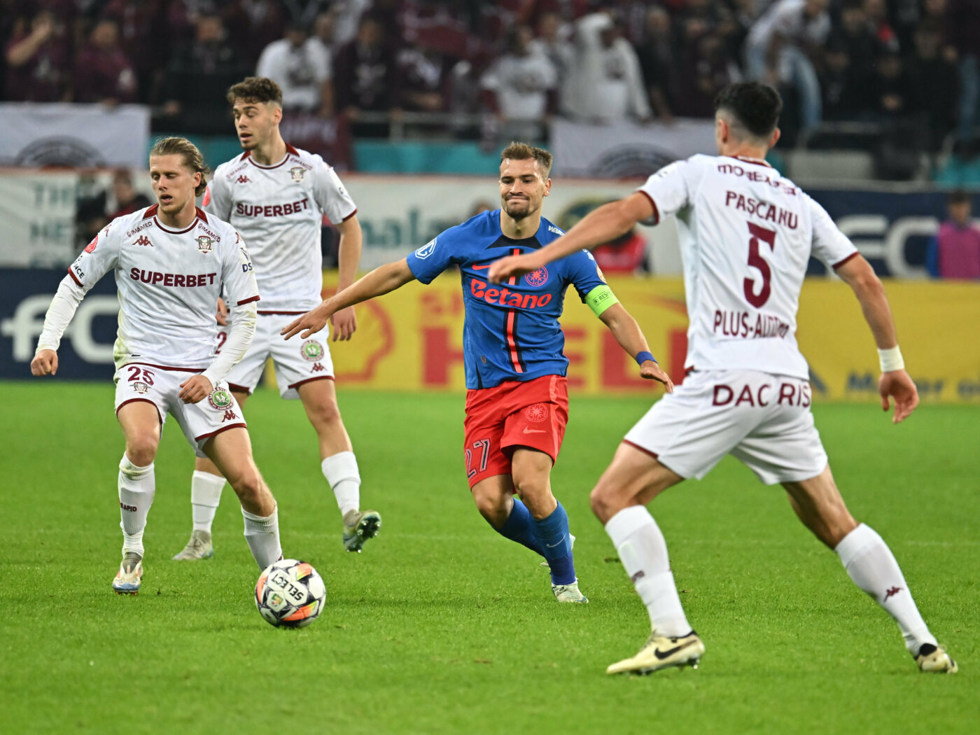 Patru nume importante, OUT de la FCSB cu Rapid București: „El e disponibil”