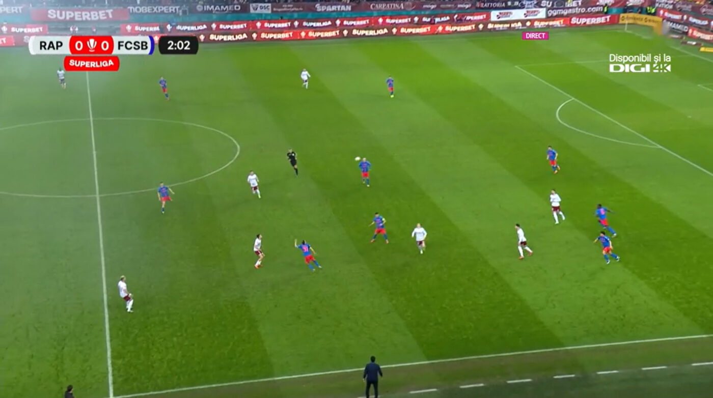 Rapid București – FCSB 0-0, Live Video Online, în etapa 29 din Superliga. Ocazie mare ratată de Miculescu