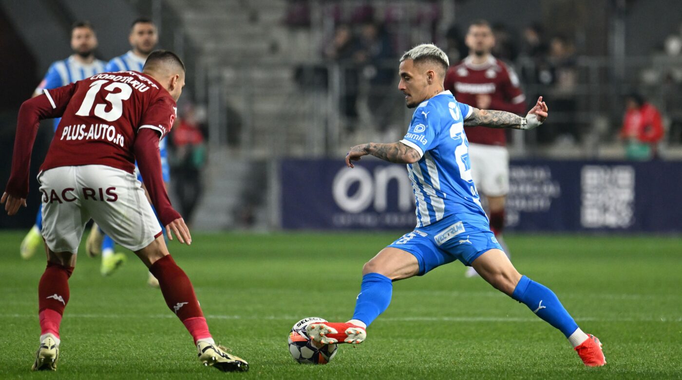 Rapid – Universitatea Craiova 1-2, în etapa a 2-a din play-off-ul Superligii. Alex Mitriță aduce trei puncte imense pentru olteni în prelungirile partidei fabuloase din Giulești!