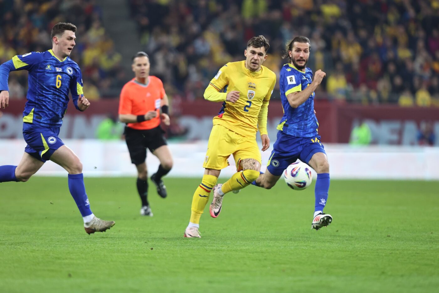 România – Bosnia Herțegovina 0-1, în etapa 1 a preliminariilor pentru Campionatul Mondial 2026. Naționala lui Mircea Lucescu a început cu stângul drumul spre „visul american”