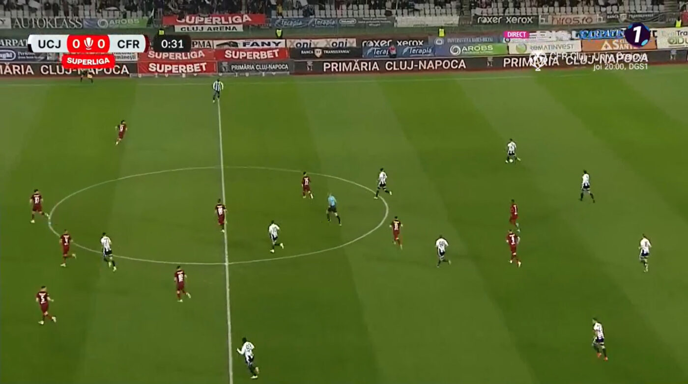 U Cluj – CFR Cluj 1-0, Live Video Online în etapa 2 din play-off -ul Superligii. Pauză pe Cluj Arena