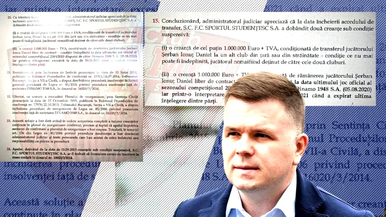 Veste importantă pentru dinamoviști: Curtea de Apel a fixat primul termen în procesul cu Vasile Șiman de care depinde ieșirea din insolvență și participarea în cupele europene