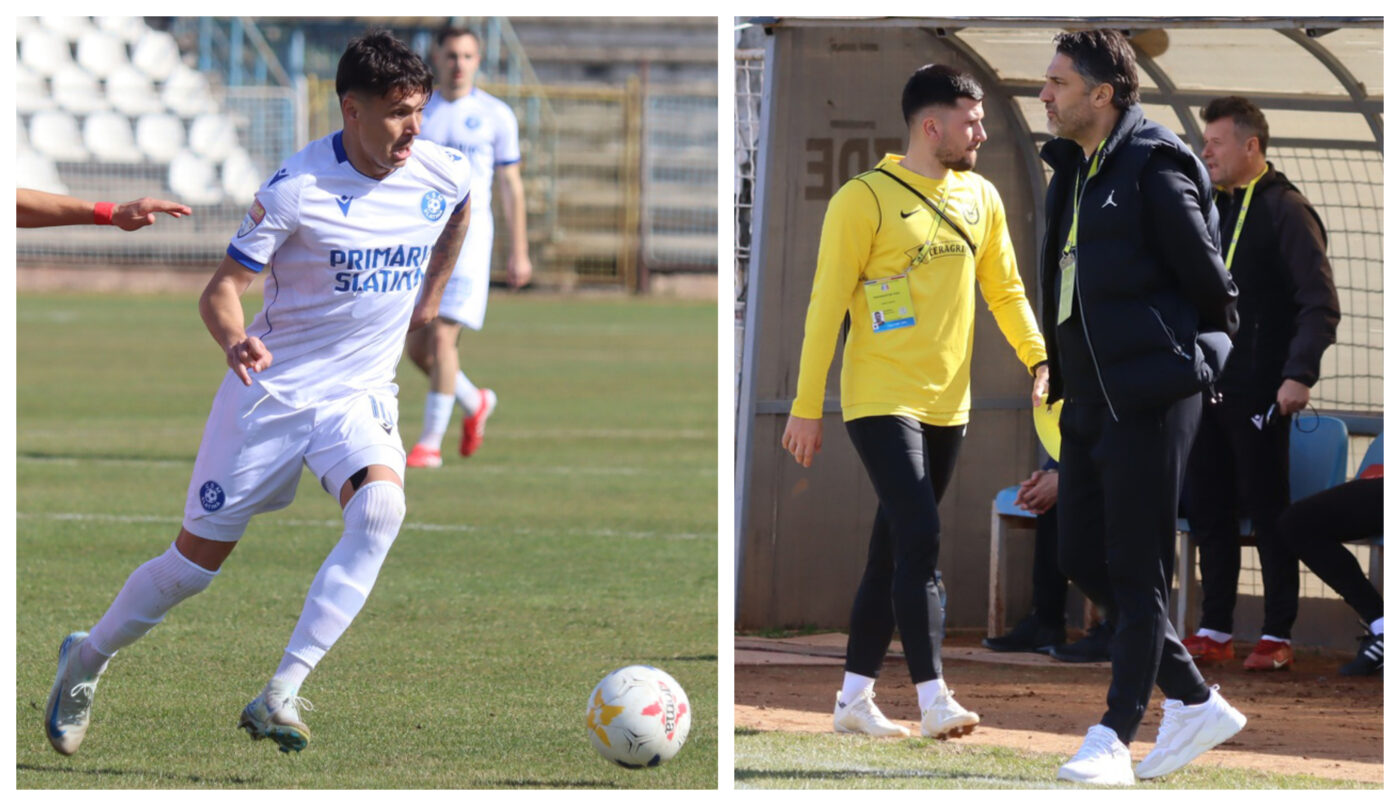 Tensiuni la Slatina: Claudiu Niculescu îl acuză pe Cătălin Doman pentru eliminarea din ultimul joc. Un oficial al clubului vorbește despre ”disensiuni” și susține că golgheterul va fi dat afară