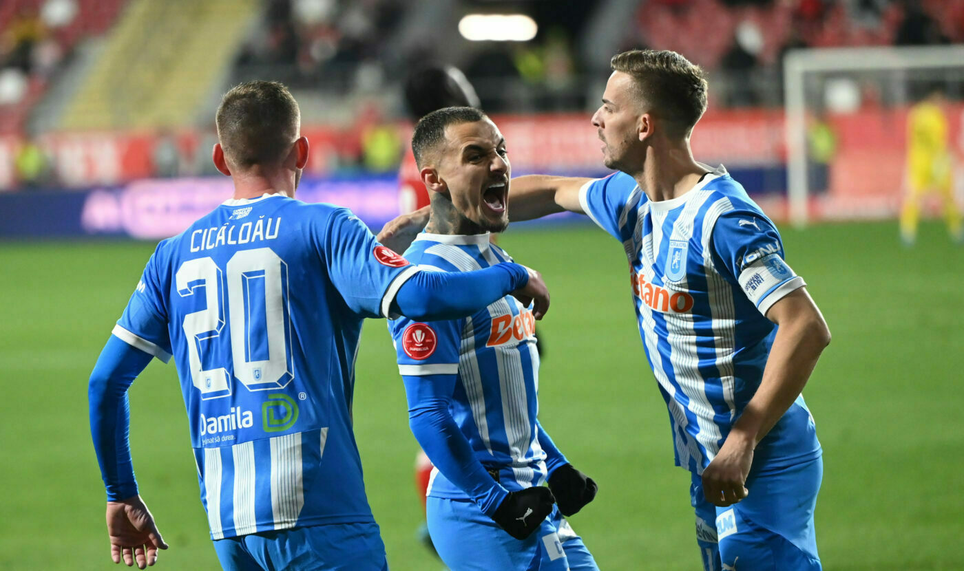 Alex Mitriță primește un dar special din partea tribunelor chiar în zi de meci pentru Universitatea Craiova: e locul întâi, în fața celui mai bun jucător FCSB din derby de România!