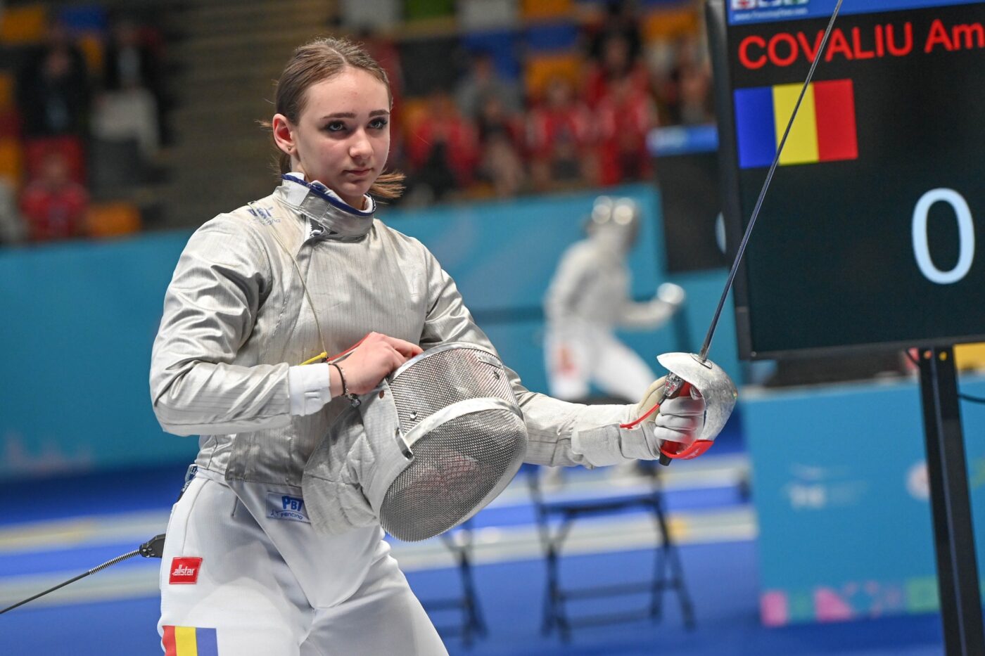 Amalia Covaliu a câştigat medalia de aur pentru România la sabie la Campionatele Mondiale de Scrimă pentru cadeți de la Wuxi