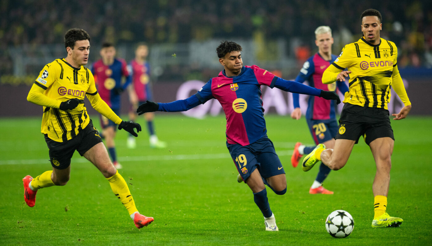 Barcelona – Borussia Dortmund 4-0 și PSG – Aston Villa 3-1, în sferturile de finală ale Ligii Campionilor. Finalista ediției trecut a fost umilită