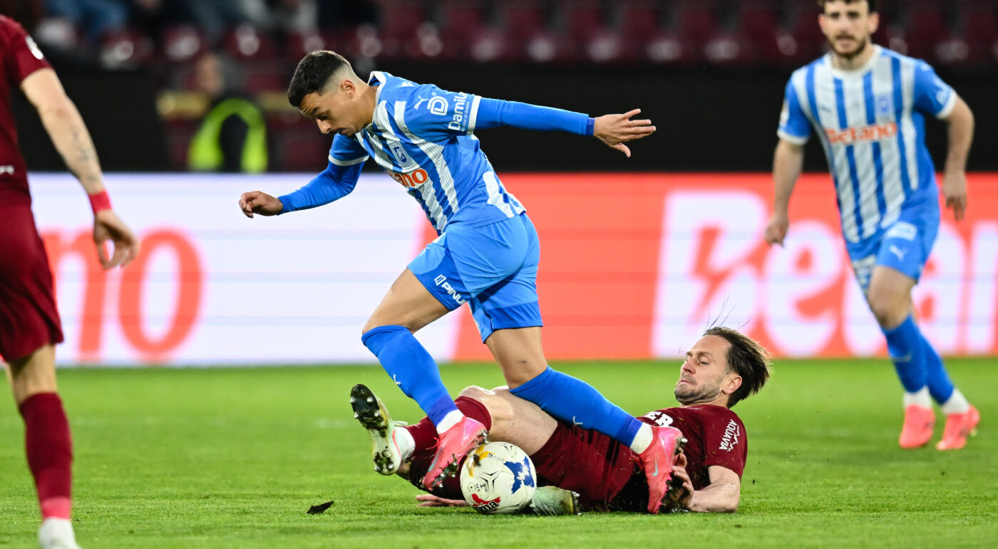 CFR Cluj – Universitatea Craiova 5-3, la loviturile de departajare (1-1, după prelungiri). Ardelenii întâlnesc Farul în semifinalele Cupei României