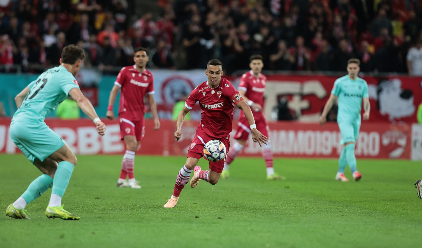 Dinamo București – CFR Cluj 1-1, în etapa 6 din play-off-ul Superligii. „Câinii” ajută FCSB în lupta la titlu