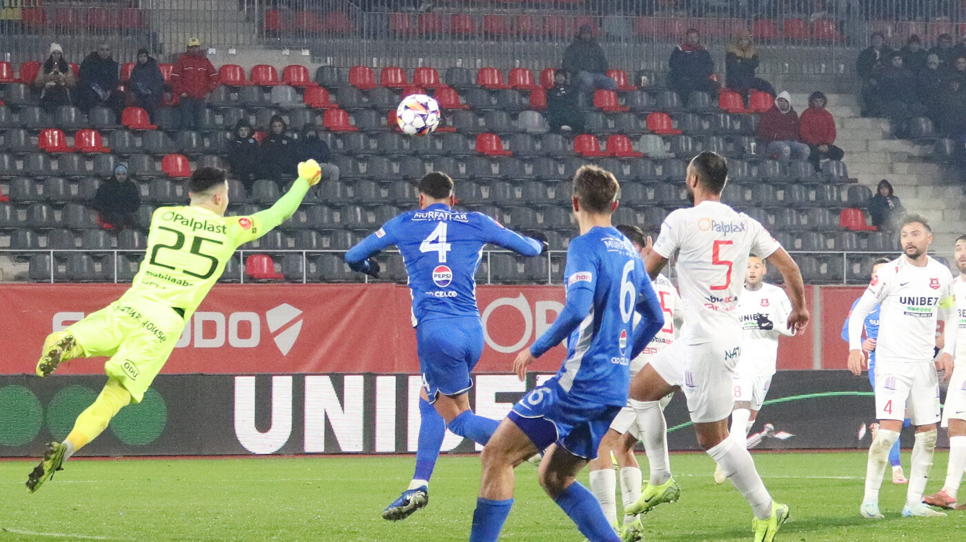 Farul Constanța – FC Hermannstadt 1-1, în etapa 5-a play-out-ului din Superliga. Fotbaliștii lui Hagi obțin doar un punct din duelul cu sibienii