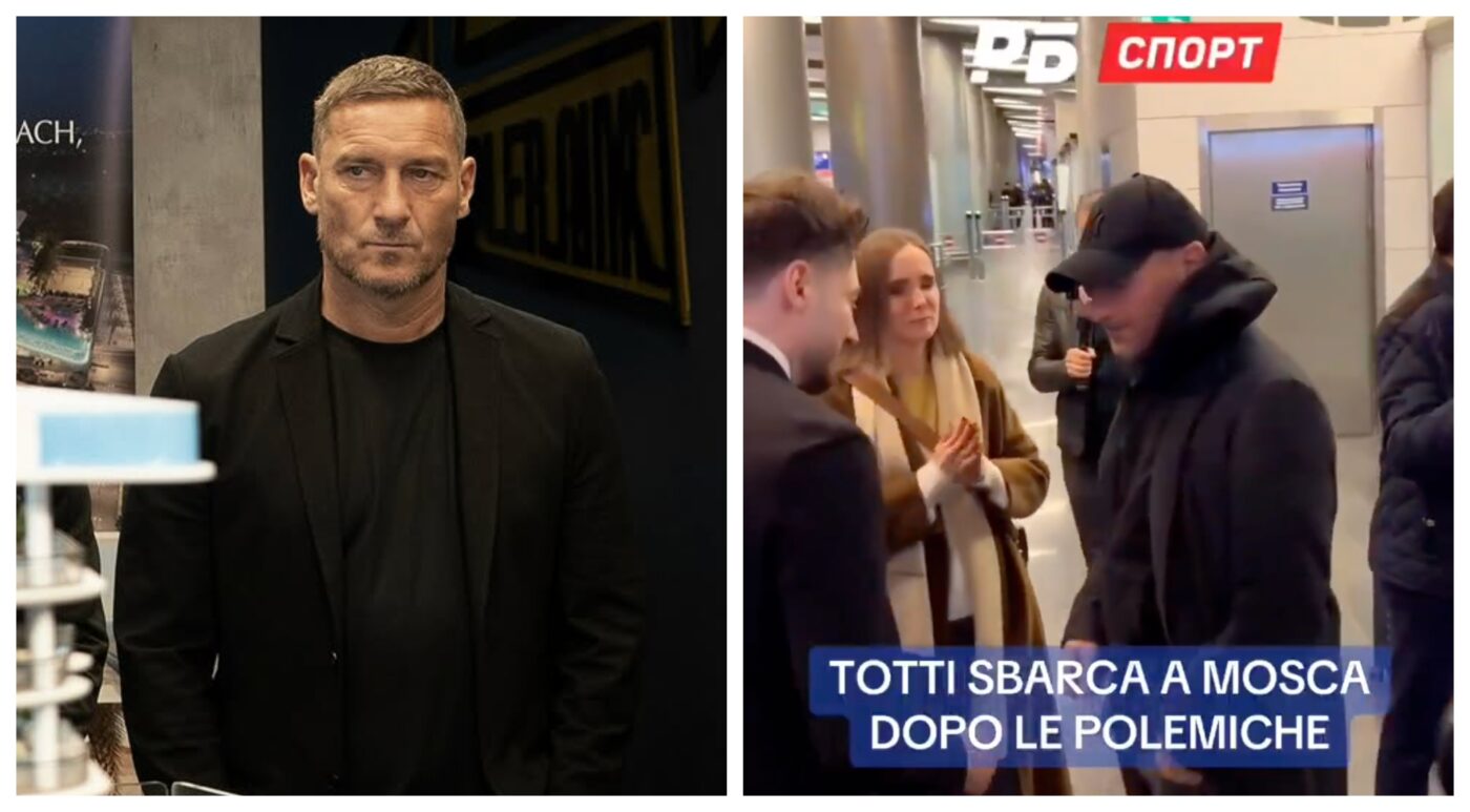 Francesco Totti, hulit pentru că a vizitat Moscova lui Vladimir Putin: „Păcat! Ruşine!”
