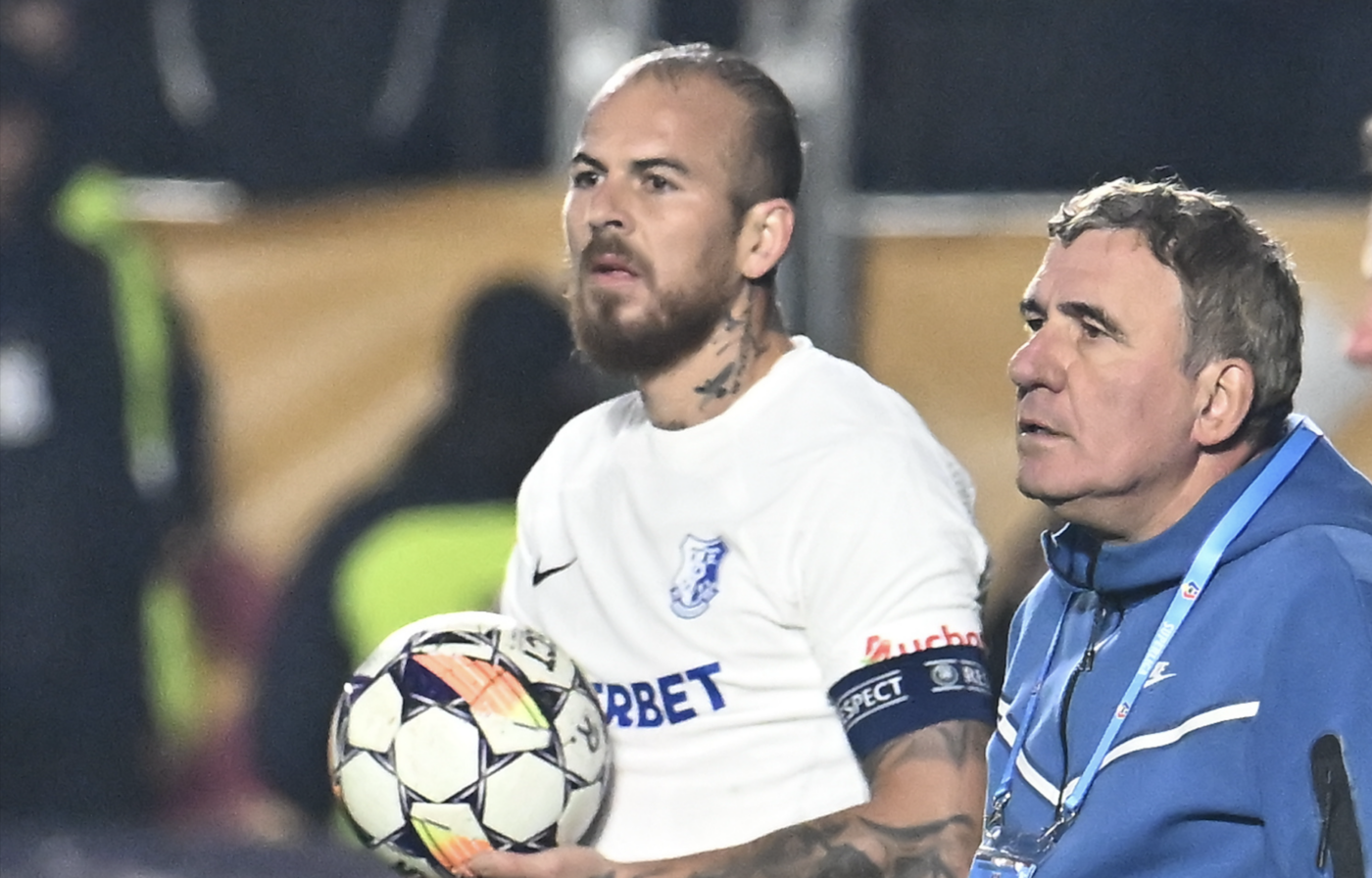 Gică Hagi l-a chemat pe Denis Alibec la el. Ce i-a cerut „Regele” atacantului căruia îi expiră contractul cu Farul în vară