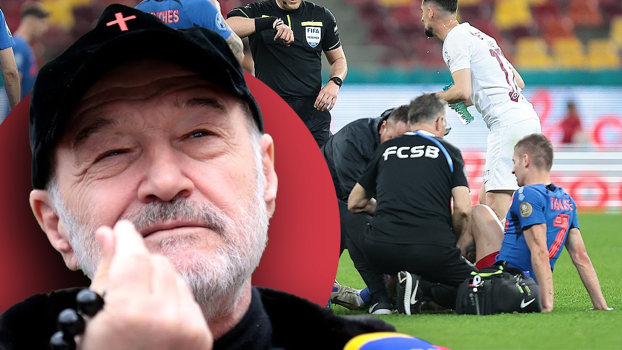 Gigi Becali a primit verdictul medicilor! Care este starea lui Florin Tănase, după ce a fost accidentat în FCSB – CFR Cluj. EXCLUSIV