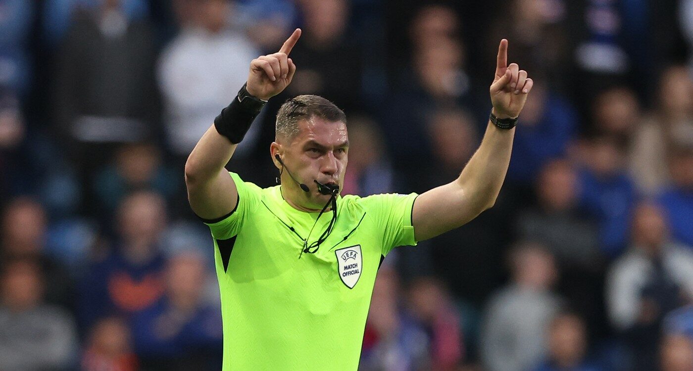 Istvan Kovacs, decizie infernală după o fază care apare o dată la 10.000 de meciuri. S-a dus la monitorul VAR şi a anulat un gol pentru ofsaid, dar a dat penalty pentru un henț premergător: Bilbao l-a ratat!