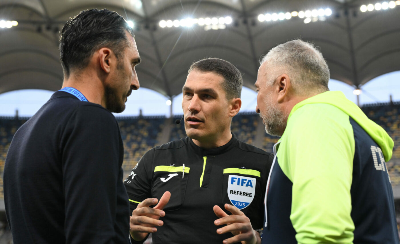 Istvan Kovacs, idol printre copii, după FCSB – CFR Cluj 3-2. Ce a putut să-i spună un mic fan al campioanei, după ce a făcut o poză cu arbitrul
