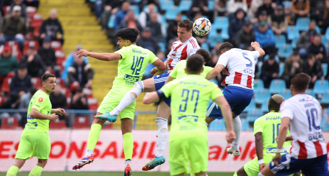 Oțelul Galați – Poli Iași 1-0, în etapa 3 a play-out-ului din Superliga. A doua victorie la rând pentru Laszlo Balint