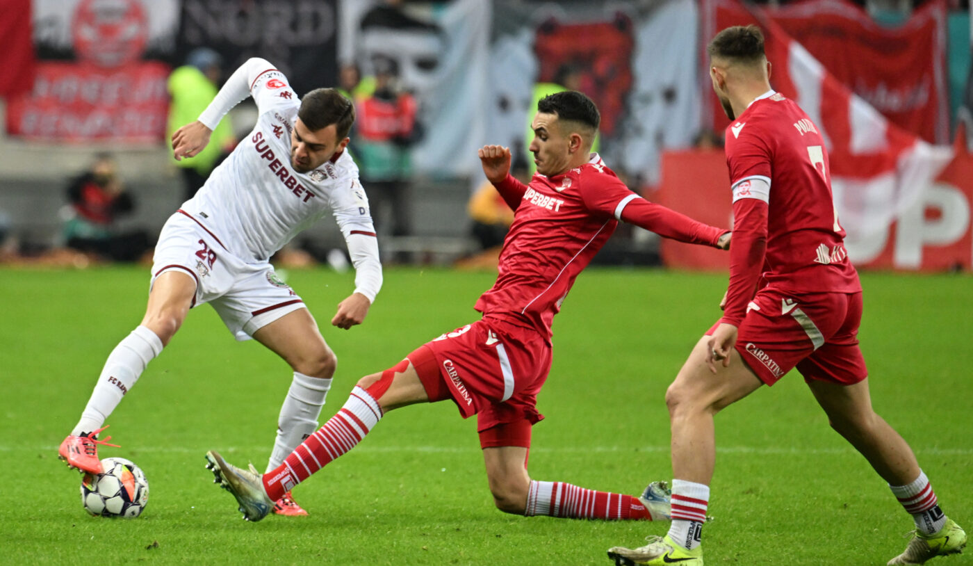 Rapid București – Dinamo București, Live Video Online de la ora 21:00 în etapa 3 din play-off-ul Superligii. Echipele de start. Surpriză în atacul gazdelor
