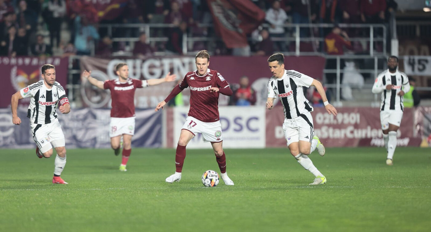 Rapid București – U Cluj 0-2, în etapa 5 din play-off-ul Superligii. Sabău îl învinge pentru a treia oară în acest sezon pe Șumudică
