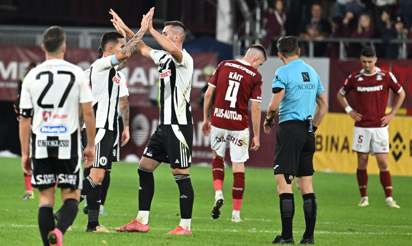 Rapid București – U Cluj Live Video Online, de la ora 20:00, în etapa 5 din play-off-ul Superligii. Echipele de start. Formația gazdă urcă pe locul 4 în cazul unei victorii