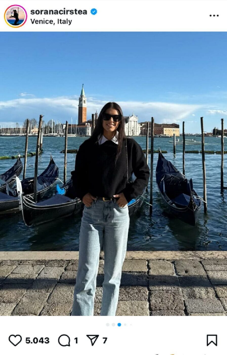 Sorana Cîrstea, vacanță romantică la Veneția. Iubita lui Ion Țiriac jr., răsfățată de moştenitorul imperiului de miliarde de euro