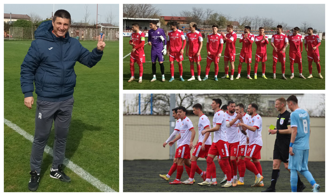 Echipa lui Andrei Cristea este matematic în faza semifinală a barajului de promovare în Liga 2. Cea a lui Eugen Beza este a doua campioană în acest sezon de Liga 3