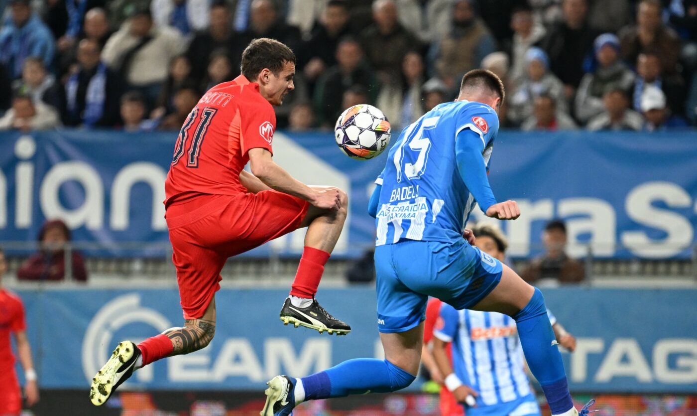 Fotbal în aer și eroi din defensive: cine a fost omul meciului în Universitatea Craiova – FCSB 0-0 și câte stele a primit fiecare jucător după duelul încins din Bănie!