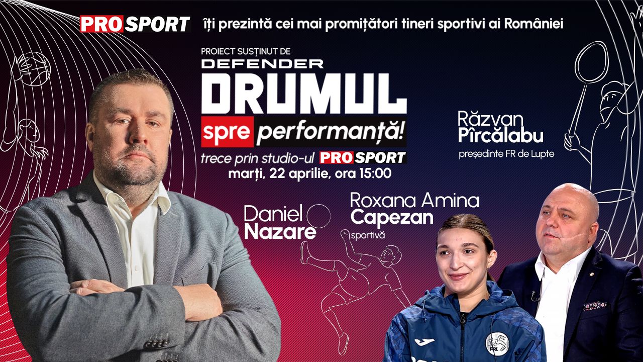 Andreea Amina Capezan și Răzvan Pîrcălabu vin la emisiunea „Drumul spre performanță”. Au luptele viitor în România?