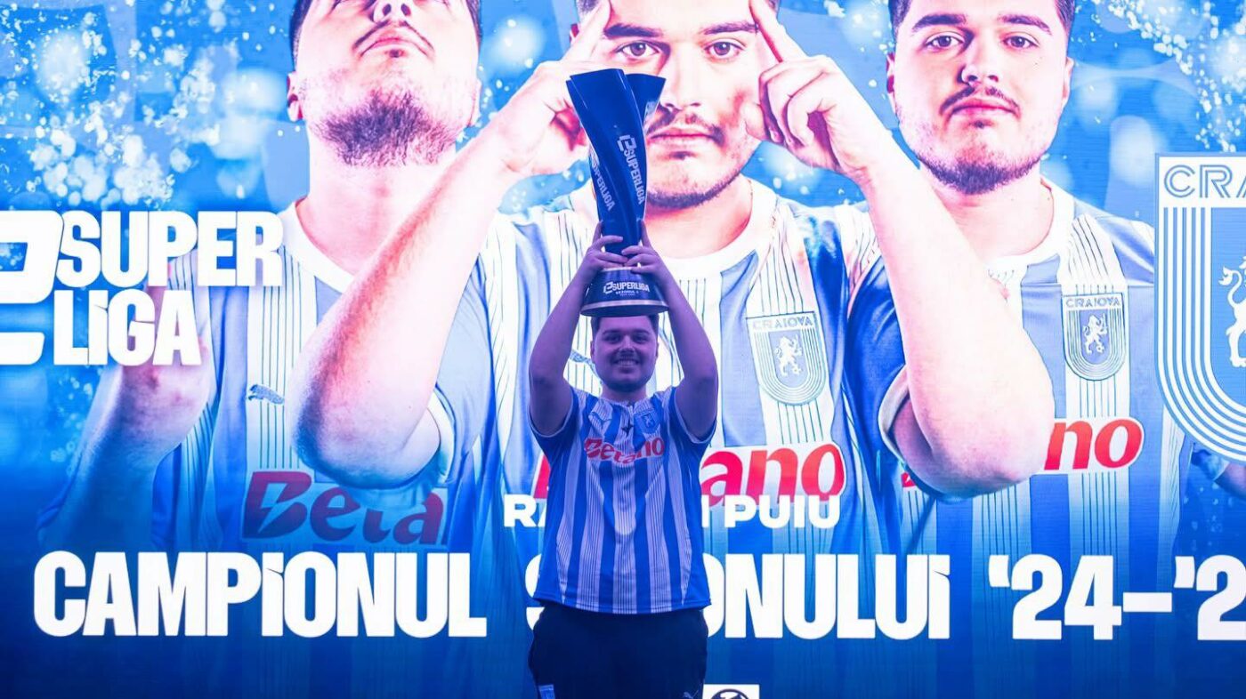 Universitatea Craiova, campioană în eSuperliga, liga oficială de fotbal virtual