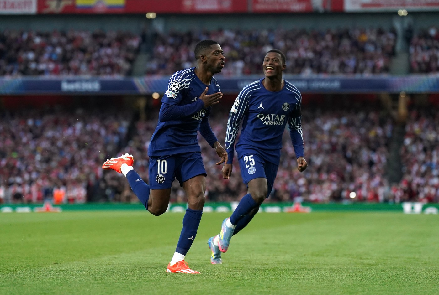 Arsenal – PSG 0-1, Live Video Online în semifinalele Ligii Campionilor. Dembele dă lovitura pe „Emirates”