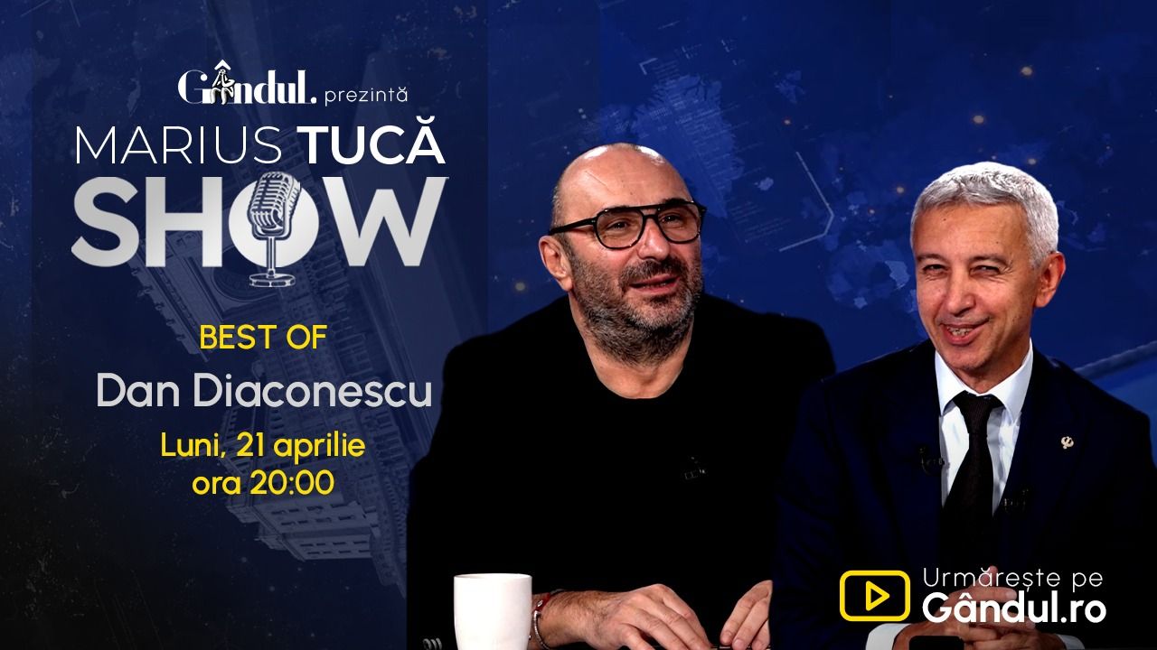 Gândul prezintă Best of Marius Tucă Show – luni, 21 aprilie, de la ora 20.00