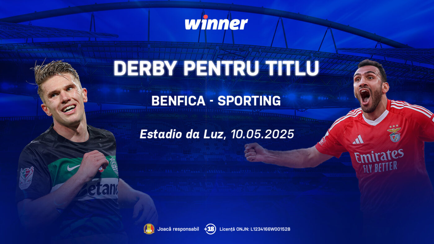 Benfica – Sporting, finala pentru titlu în Portugalia (P)