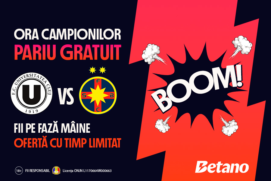 (P) Betano sărbătorește FCSB cu oferta campioană: 28 Lei cadou