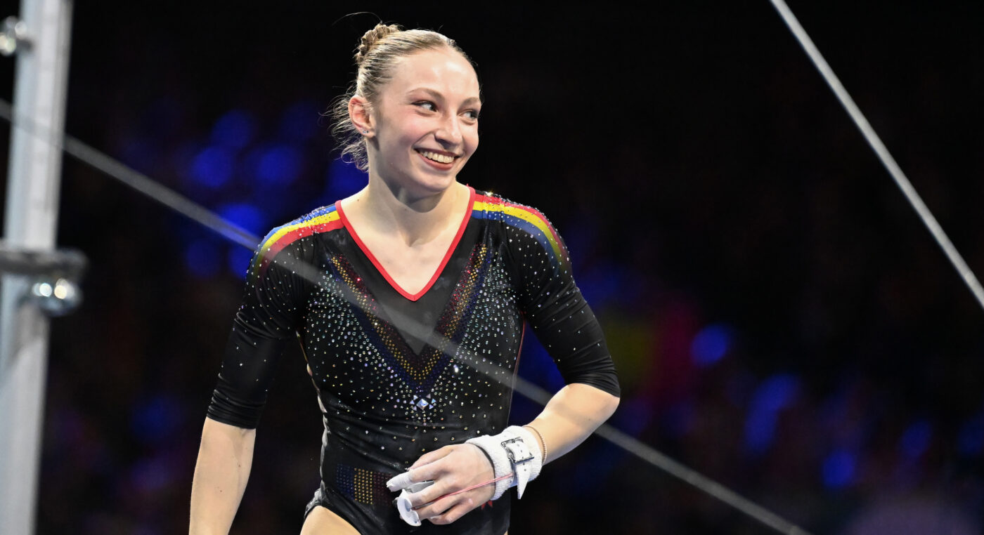 Ana Bărbosu e fenomenală! A luat argintul la bârnă la Europenele de la Leipzig