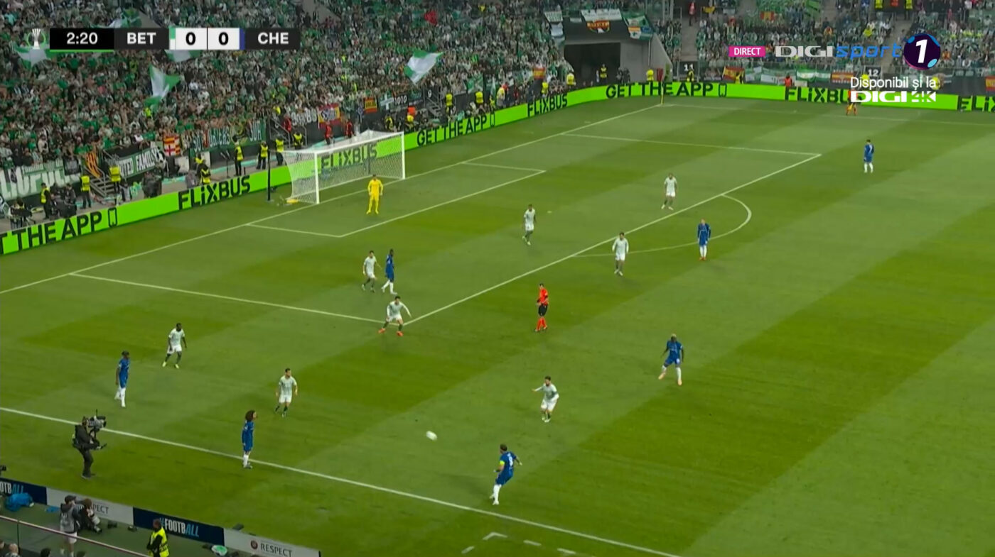 Betis Sevilla – Chelsea Londra 1-0, Live Video Online, în finala Conference League. Jørgensen scoate din vinclu mingea șutată de Bartra