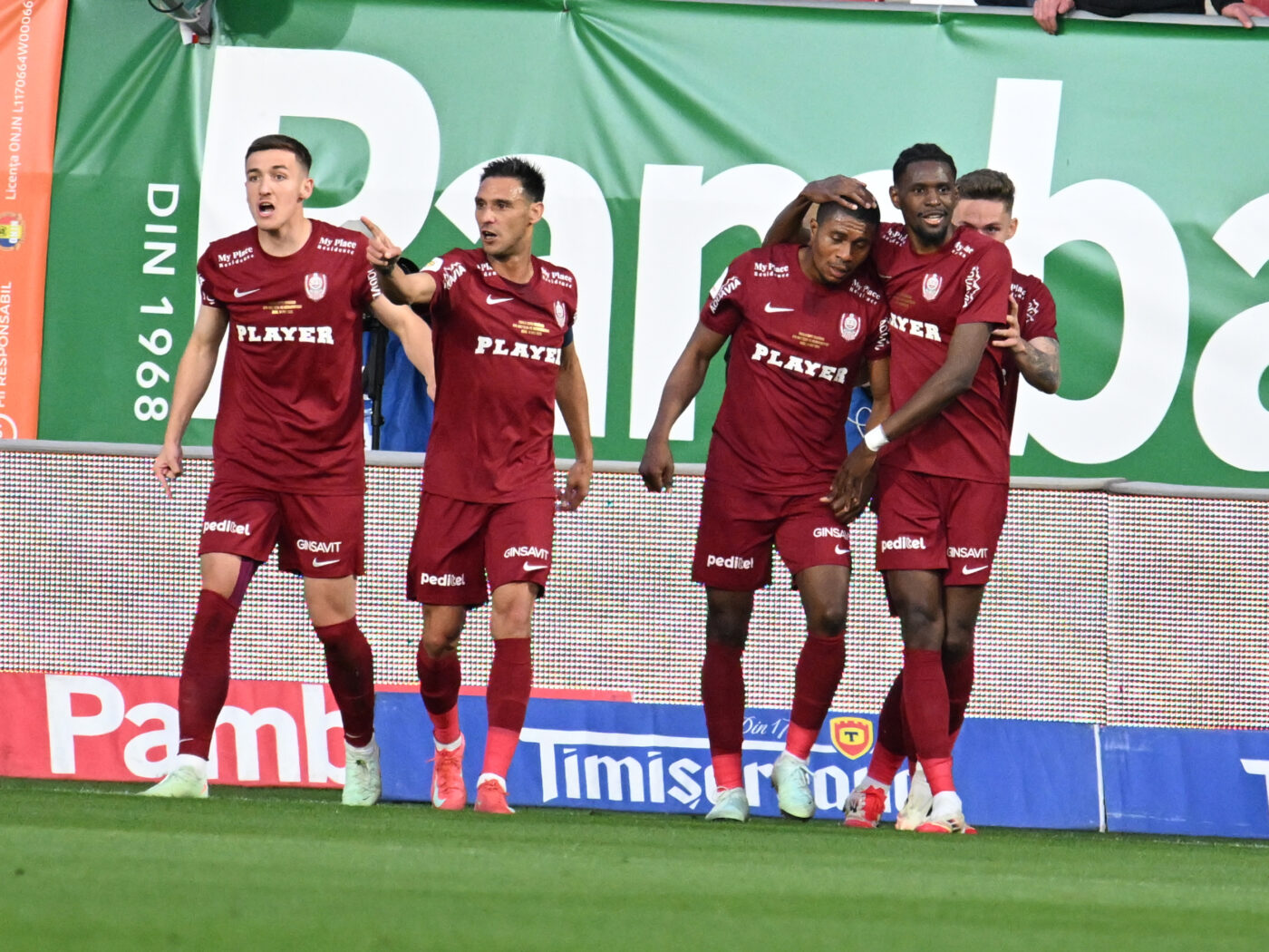 CFR Cluj – Hermannstadt 3-1, în finala Cupei României. Clujenii se desprind din nou pe tabelă grație reușitei lui Nkololo