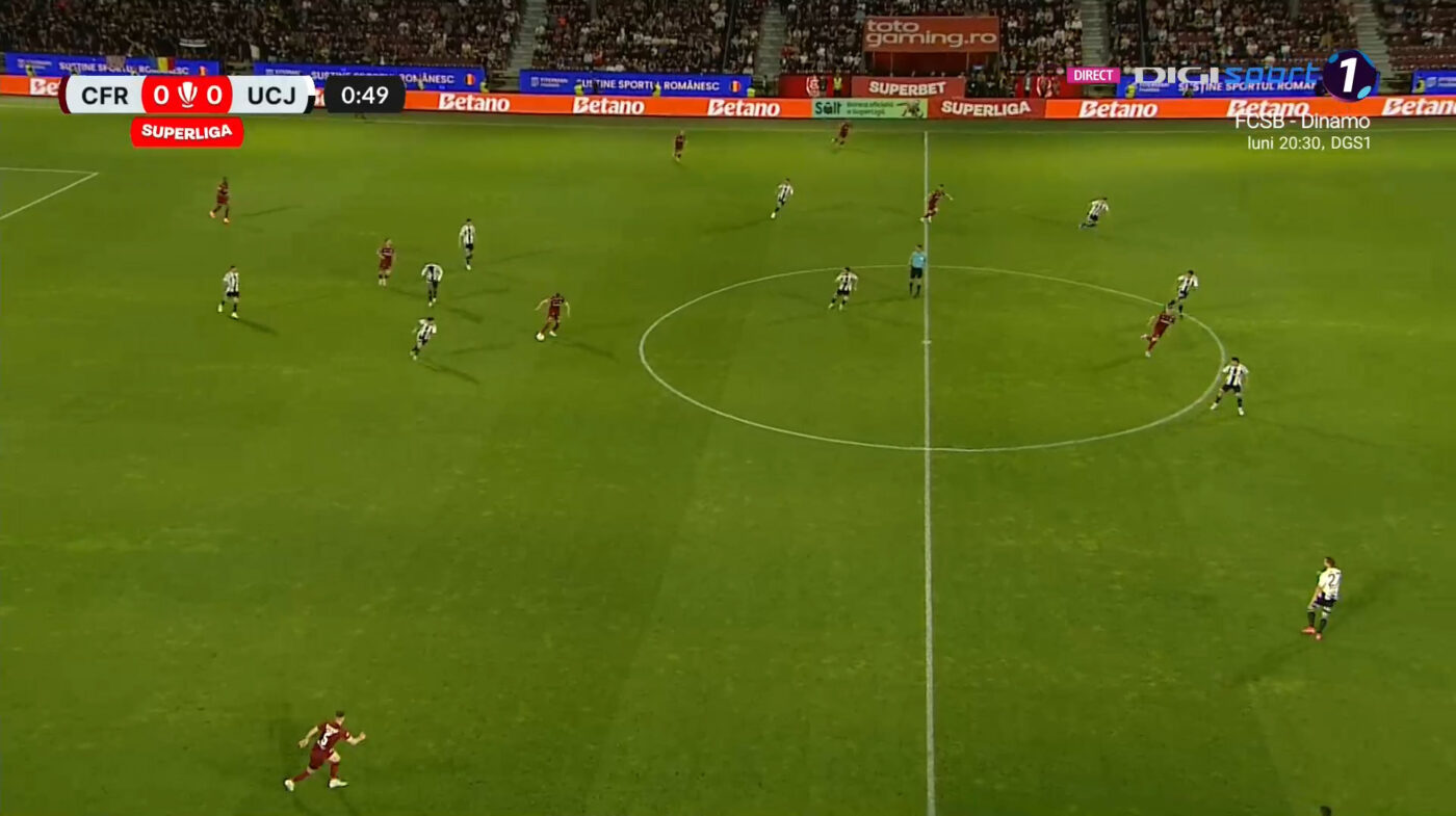 CFR Cluj – U Cluj 1-0, Live Video Online, în etapa 7 din play-off-ul Superligii. Pauză în Gruia