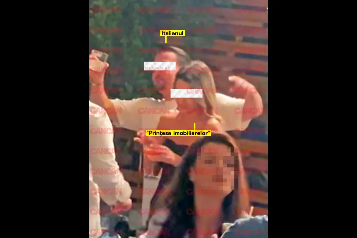 Cum a fost surprinsă iubita fiului lui Cosmin Olăroiu cu un tânăr italian, într-un club din București