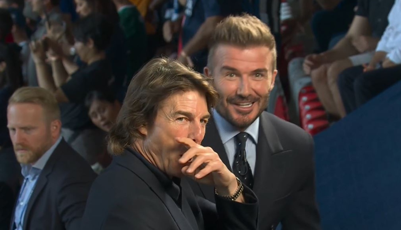 De ce a fost chemat Tom Cruise la PSG – Inter. Starul de la Hollywood, analist TV cu David Beckham
