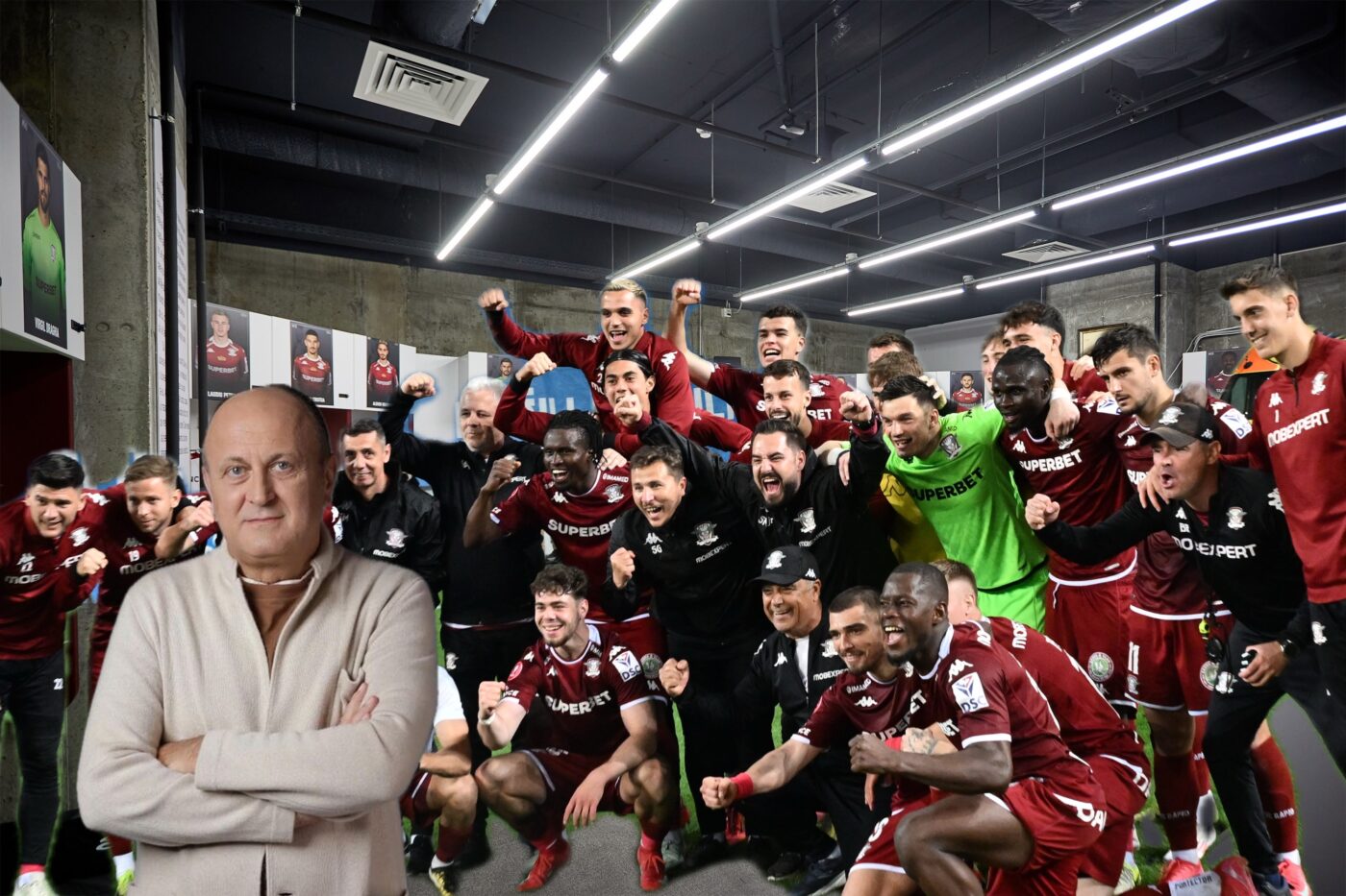 Gestul lui Dan Şucu. A intrat în vestiarul Rapidului, după victoria cu Craiova: ce le-a zis fotbaliştilor