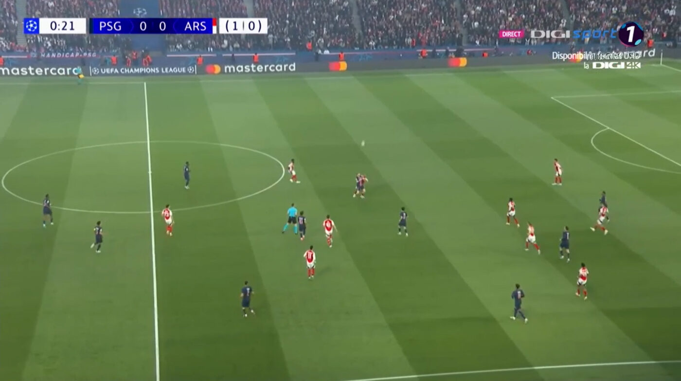 PSG – Arsenal 1-0, Live Video Online, în semifinalele Ligii Campionilor (în tur, 1-0). Fabián Ruiz deschide scorul cu un șut din afara careului
