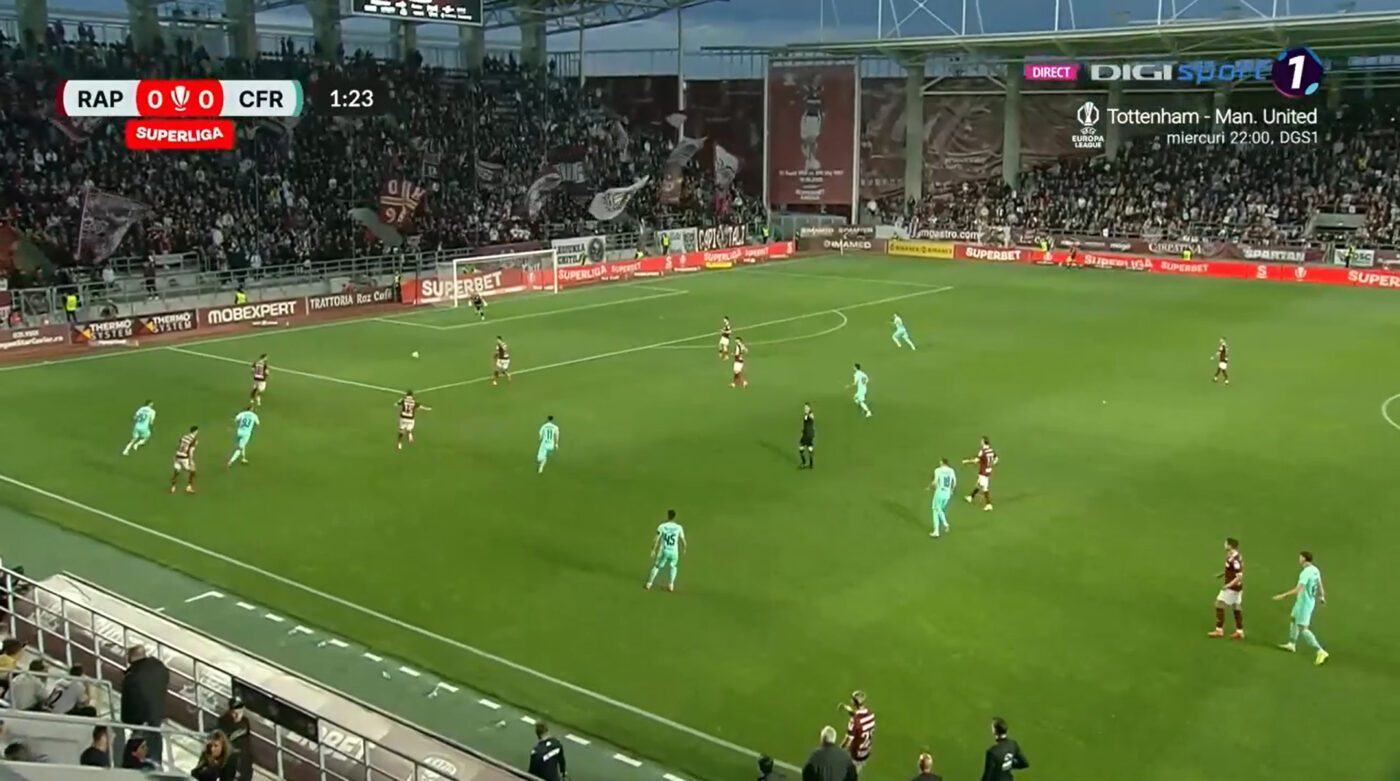 Rapid București – CFR Cluj 0-1, Live Video Online, în etapa 9 din play-off-ul Superligii. Ratare imensă a lui Deac, de la 7-8 metri