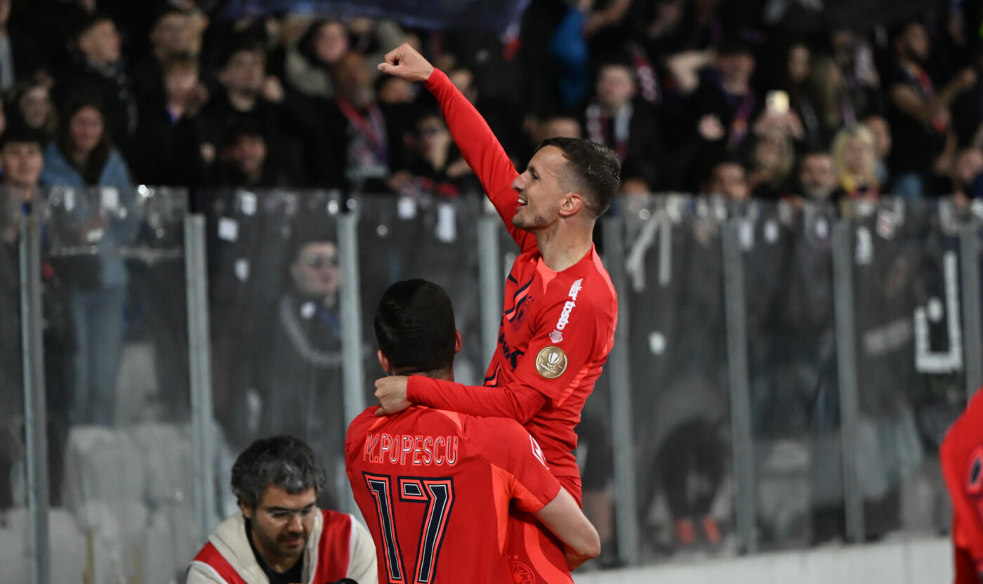 Reacția lui Marius Ștefănescu, după ce i-a închis gura lui Gigi Becali cu cele două goluri de la Cluj