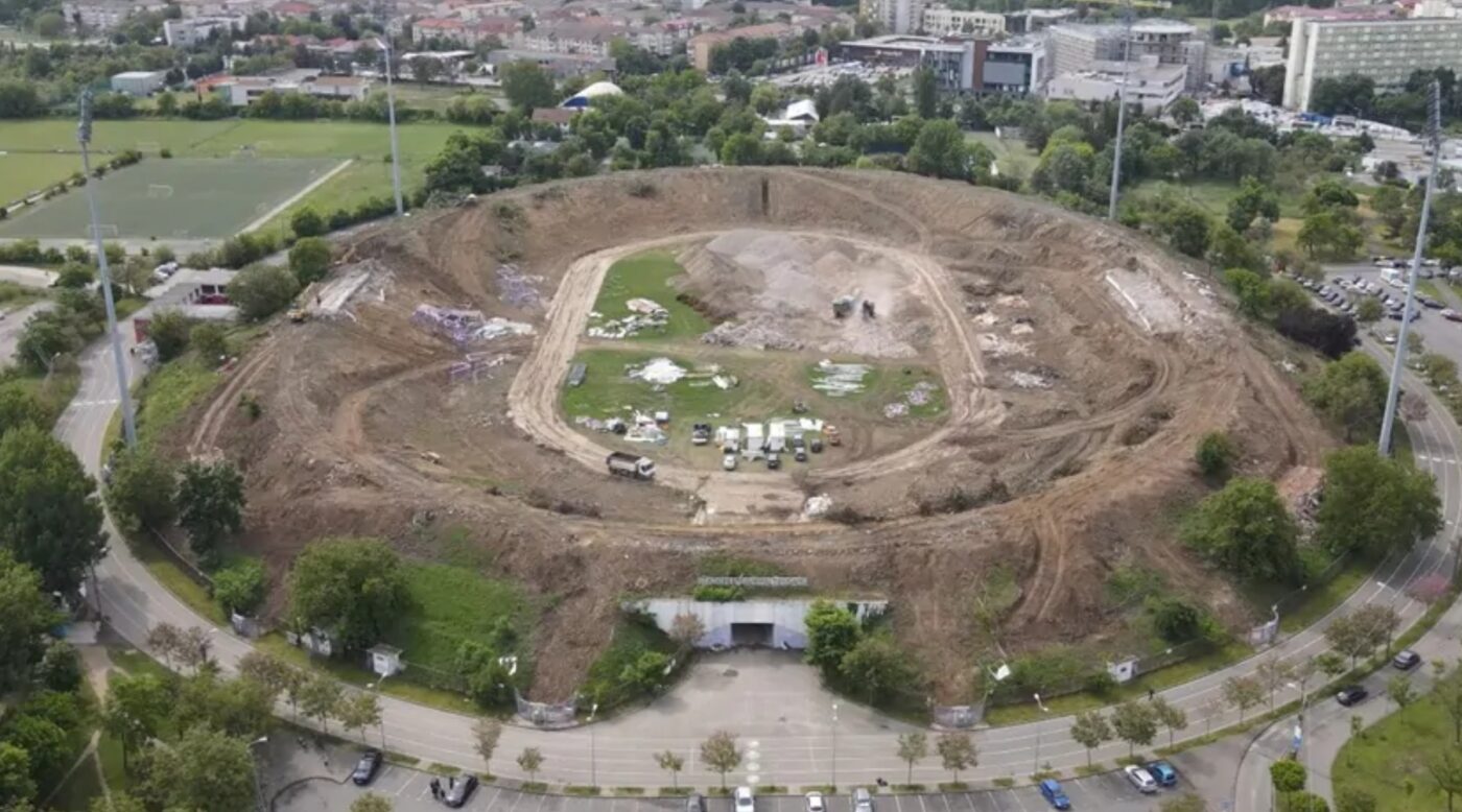 S-a evaporat stadionul legendar din România. A fost demolat complet pentru a face loc noii construcții de 130.000.000 de euro