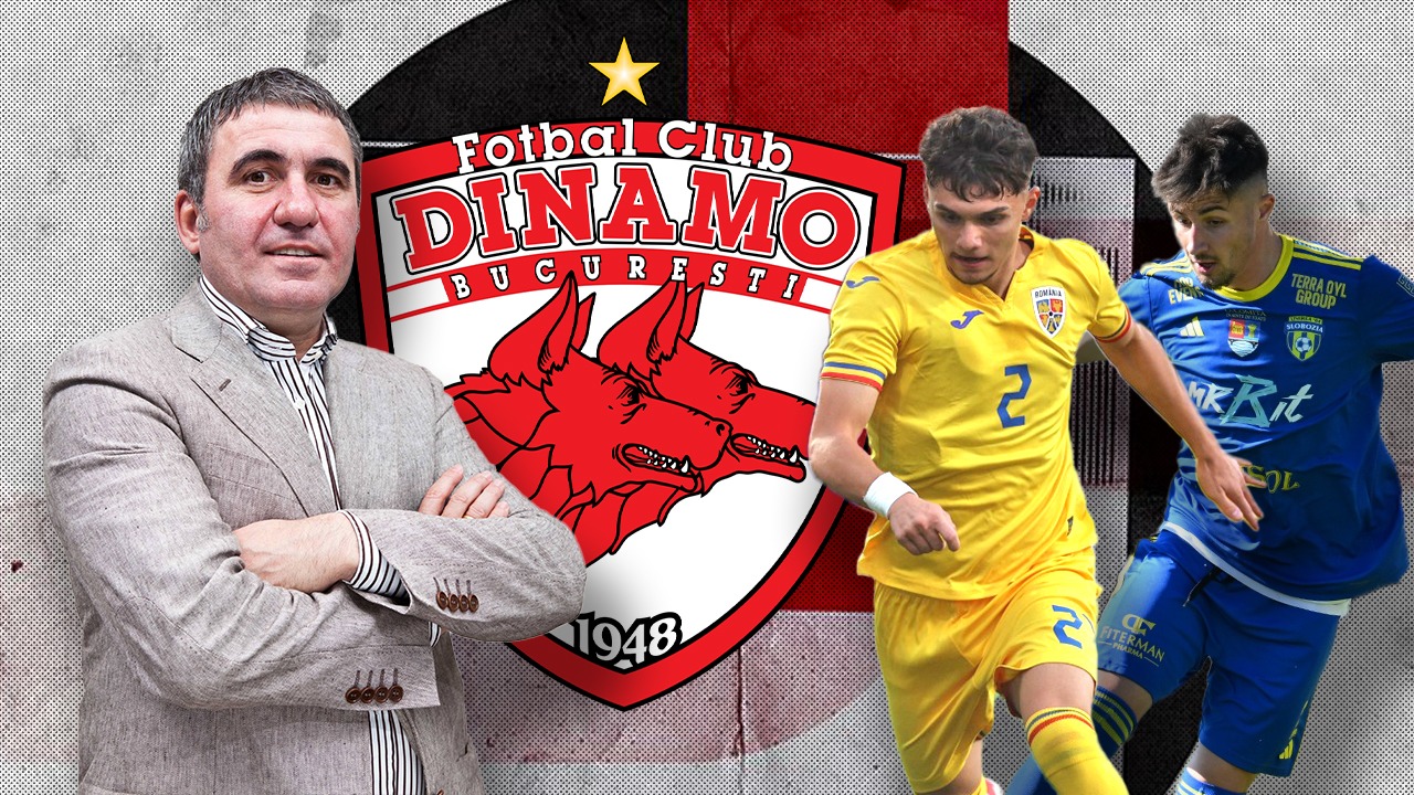 Trei tineri de perspectivă pe lista lui Dinamo pentru a întări flancul drept: „câinii” vor un jucător de la Gică Hagi, „Regele” le face concurență „roș-albilor” cu un alt apărător. EXCLUSIV