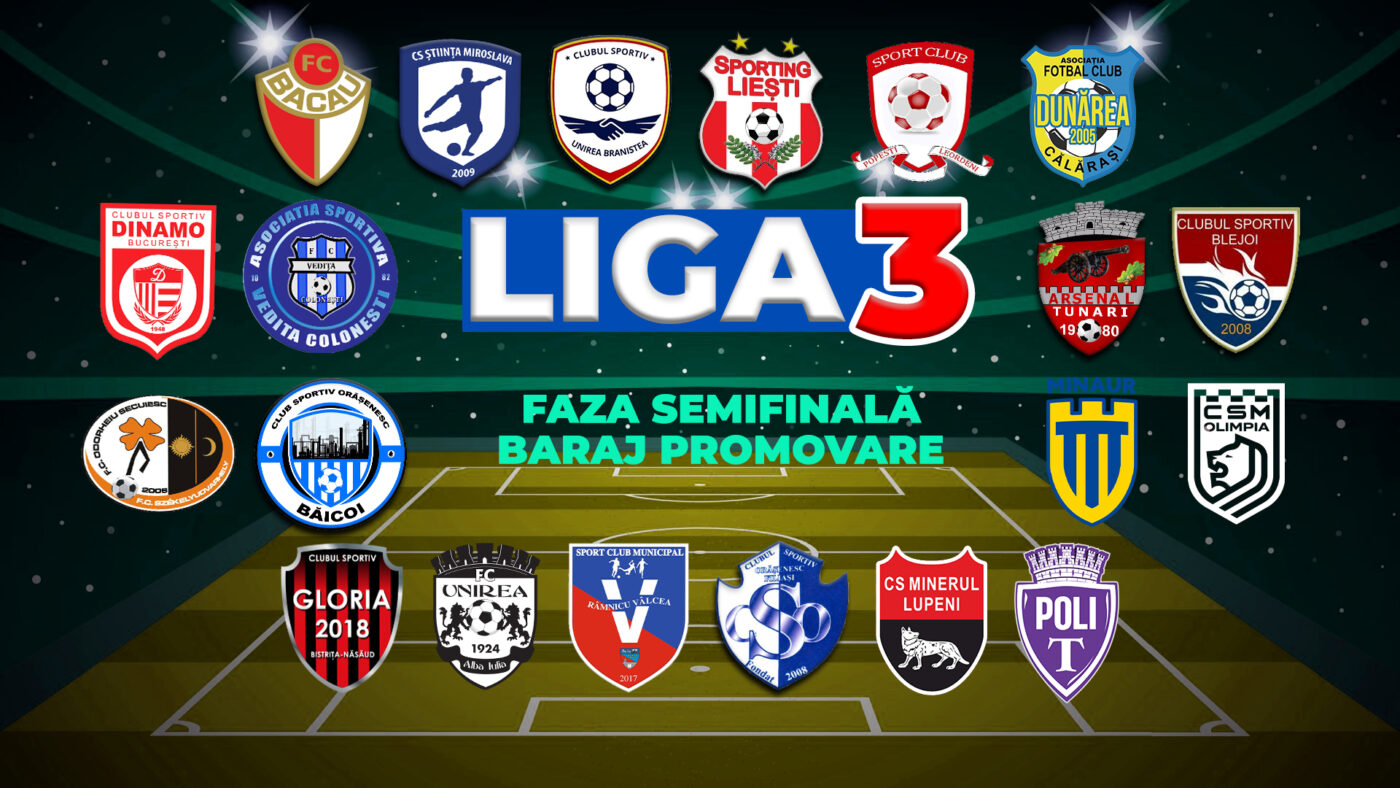 Tabloul semifinalelor barajului de promovare în Liga 2 este complet. Vedița Colonești este ultima calificată. Când au loc meciurile, dacă au loc toate!