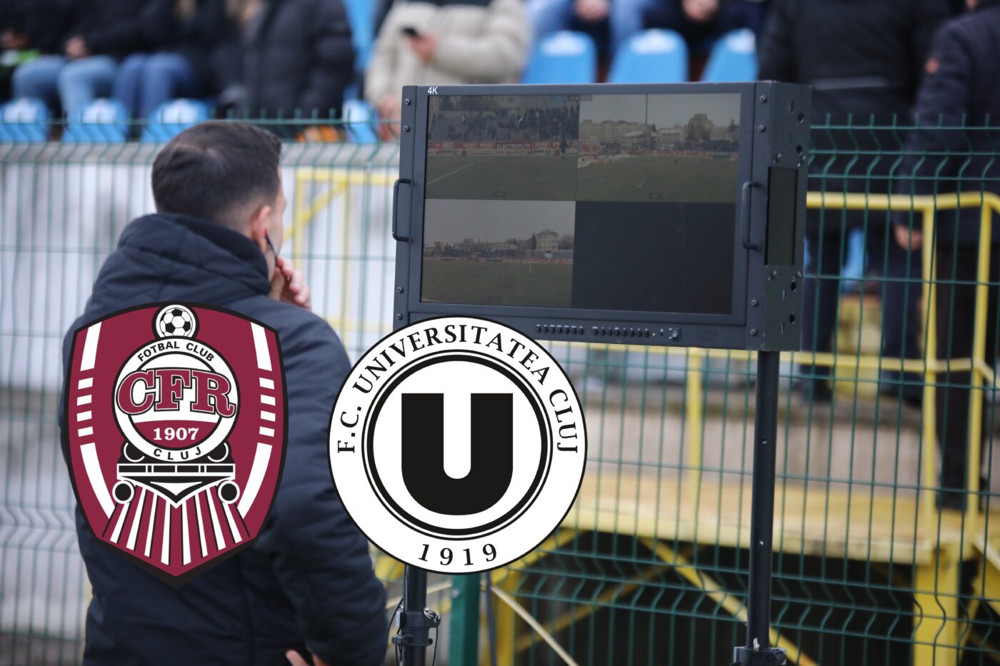 „Conexiune compromisă complet”. Doar în România se putea întâmpla: a fost prins vinovatul din cauza căruia a picat sistemul VAR la CFR Cluj – U Cluj