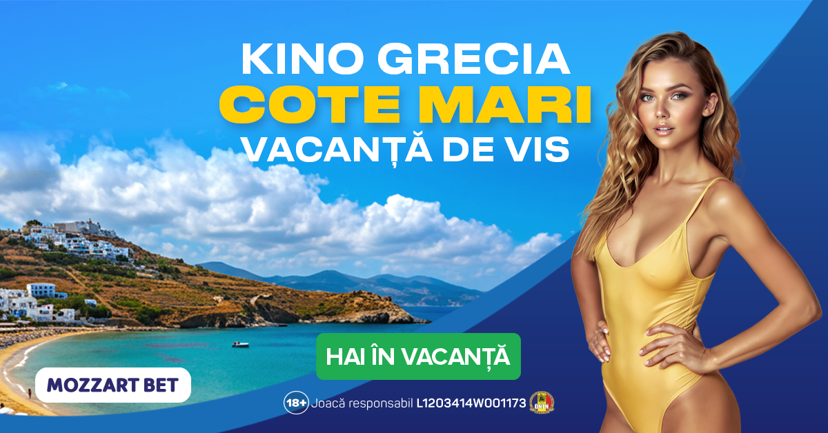 Joci Kino Grecia? Mozzart Bet te Premiază cu o Vacanță de Vis pe Tărâm Elen!