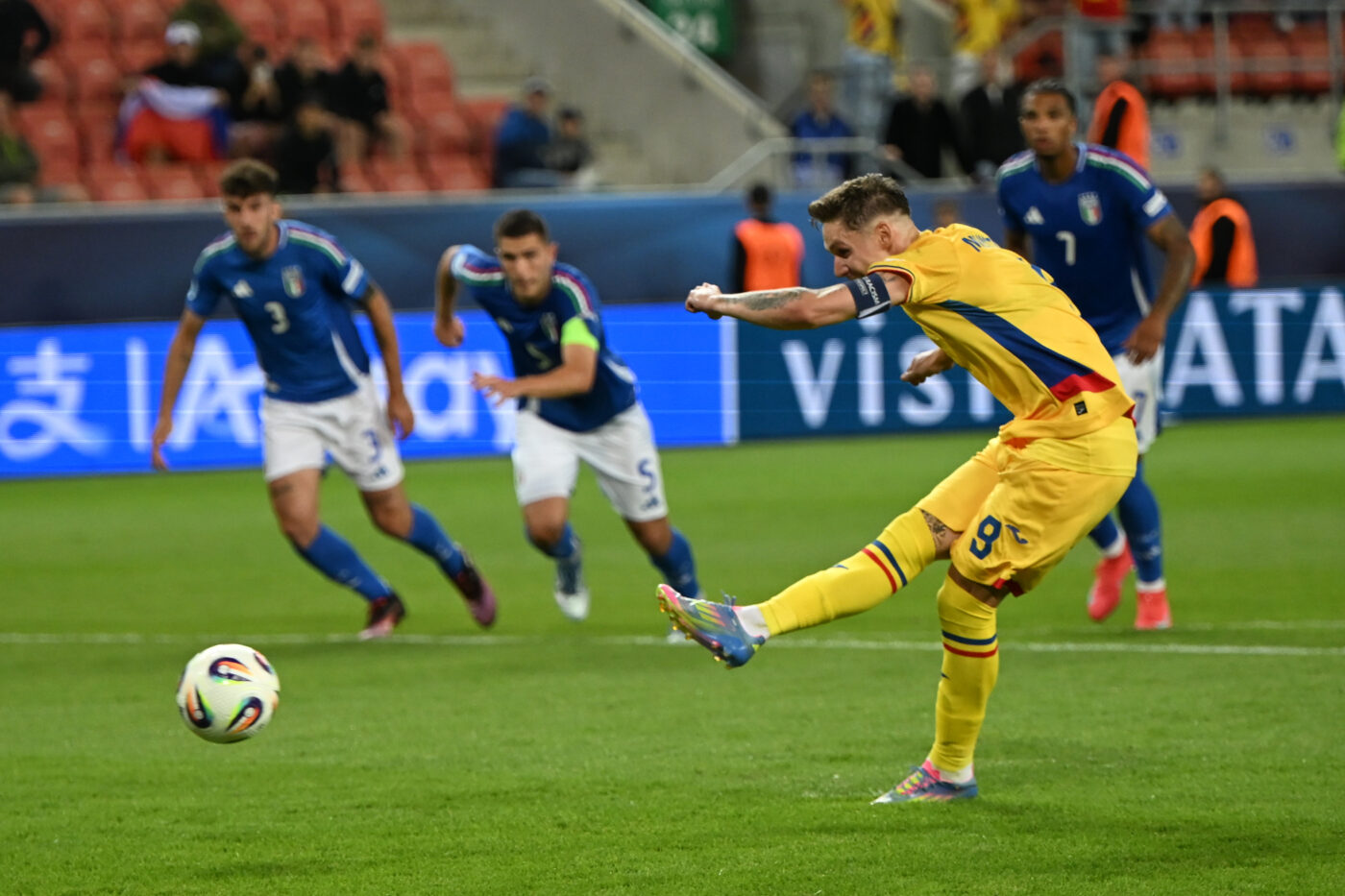 Portarul Italiei U21, dezvăluire neașteptată după ce i-a apărut penalty-ul lui Louis Munteanu: „Simțeam că va trimite în direcția aceea”