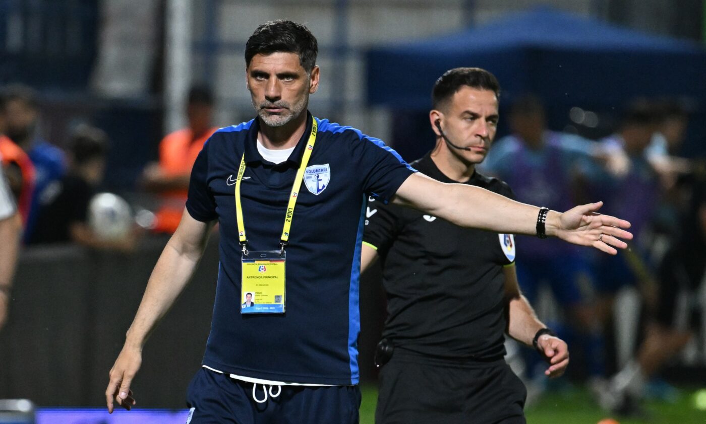 „Nu-l felicit pe Mihalcea”. Florin Pîrvu, un car de nervi după ce FC Voluntari a ratat promovarea în Superliga